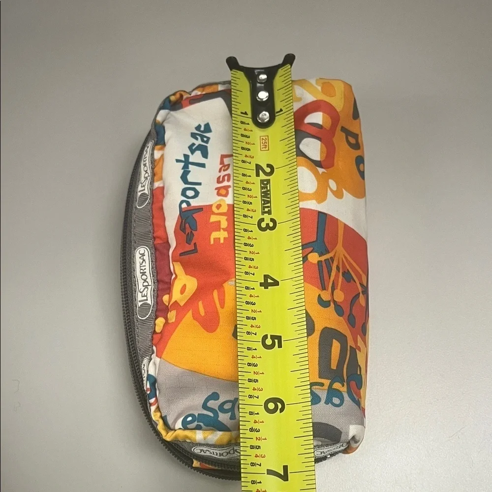 LeSportsac Colorful Graphic Toiletry / Cosmetic Bag preowned